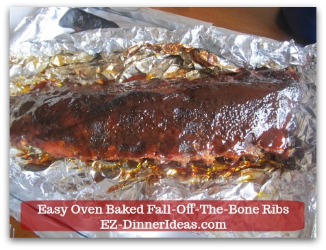Baby Back Pork Ribs Recipe | Easy Oven Baked Fall-Off-The-Bone Ribs - Add BBQ sauce on top of the ribs and broil it for 1-2 minutes.