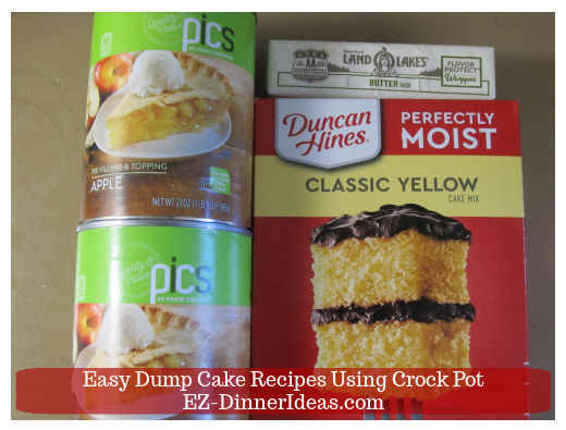 Apple dump cake ingredients