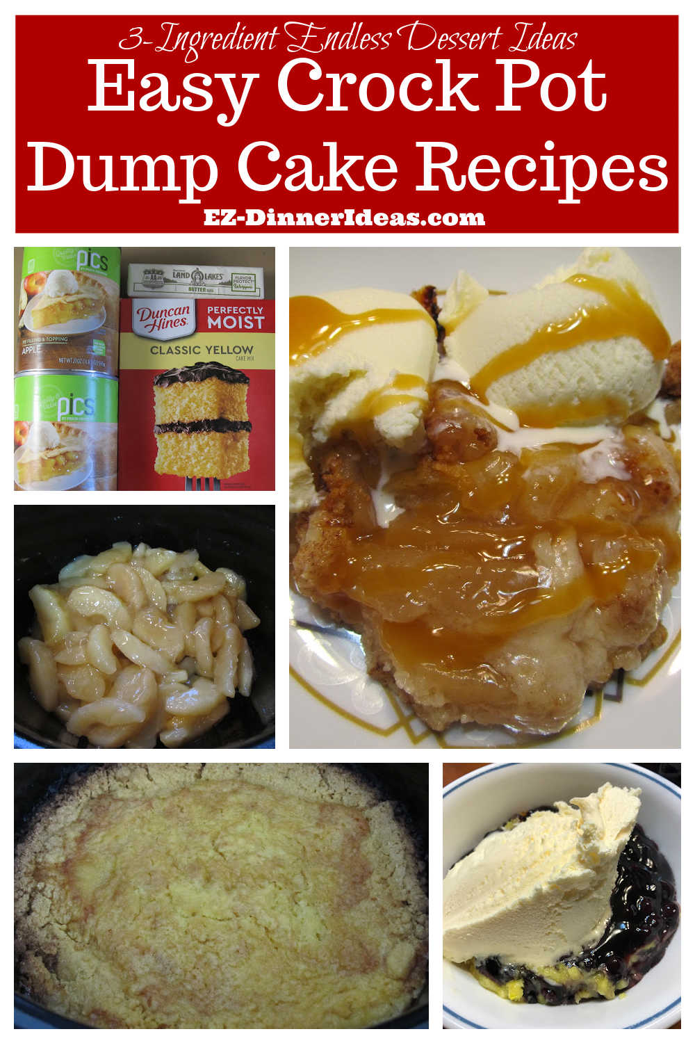 Easy Dump Cake Recipes Using Crock Pot