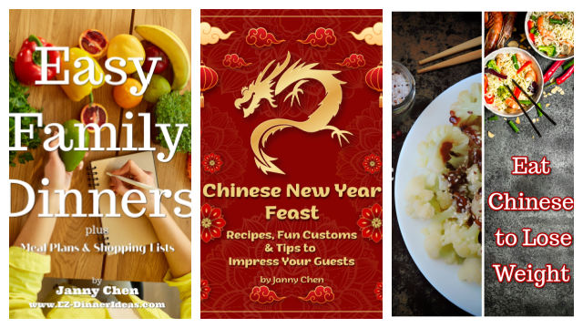 Ebooks by Janny Chen, Owner and Recipe Developer of EZ-DinnerIdeas.com