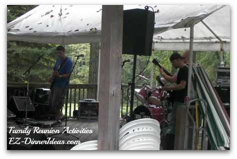 Family Reunion Activities - Local Band Performance