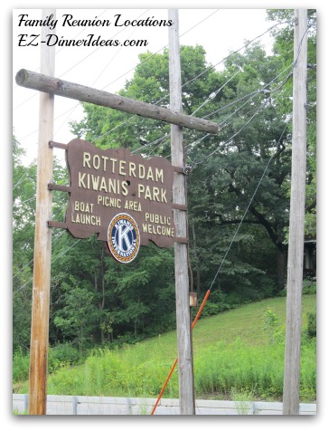 Many boat launch places have picnic area, BBQ places, big field, hiking trail and more.  They are all perfect as family reunion sites.  Just look for the sign.
