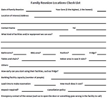 Click to download Family Reunion Locations Check List