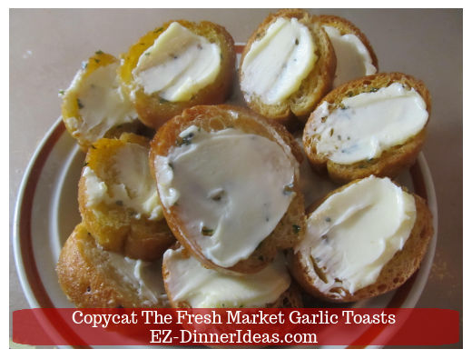 Buttered up garlic toasts Buttered up garlic toasts