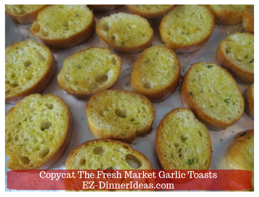 Garlic toasts freshly out of the oven Garlic toasts freshly out of the oven