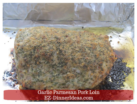 Pork loin roasted for 35 minutes