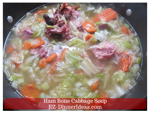 Everything is cooked in soup