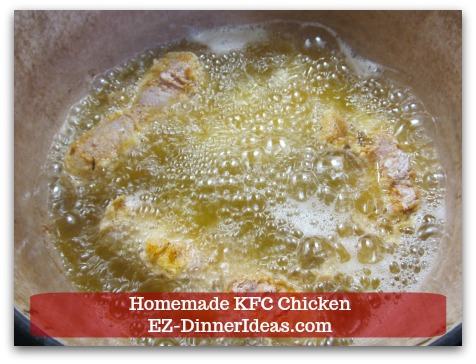 KFC Fried Chicken Recipe | Homemade KFC Chicken - Deep fry chicken in the pot of preheated oil until thoroughly cooked through. KFC Fried Chicken Recipe | Homemade KFC Chicken - Deep fry chicken in the pot of preheated oil until thoroughly cooked through.