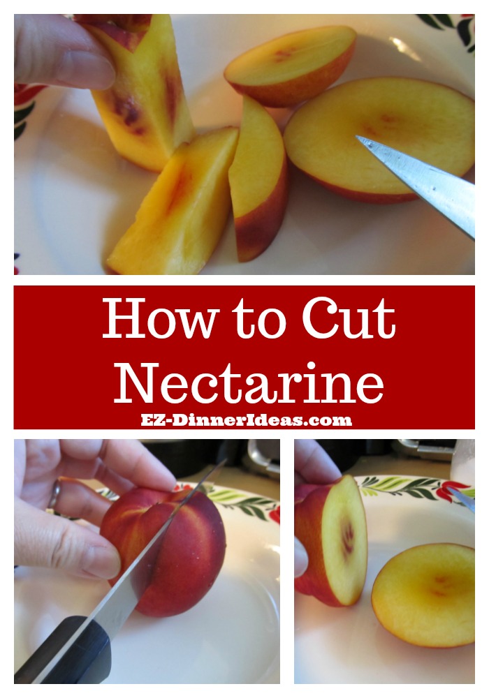 Nectarine Salad with Cucumber and Strawberry Rhubarb Dressing