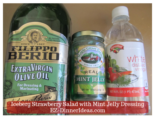 3 main ingredients making salad dressing