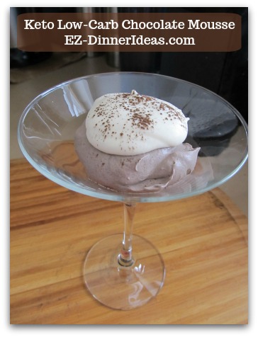 Keto Low-Carb Chocolate Mousse