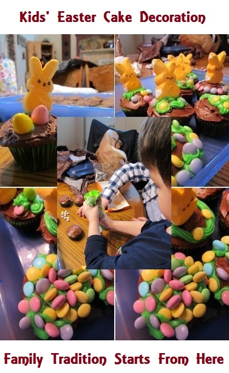 Easter Bunny Cupcake Decoration