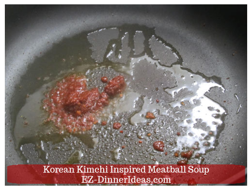 Cooking Kimchi paste