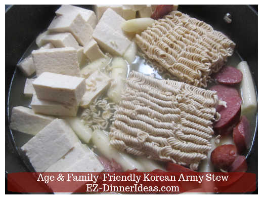 Adding ramen (aka instant noodles) the last