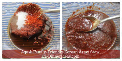 Korean army stew hot sauce