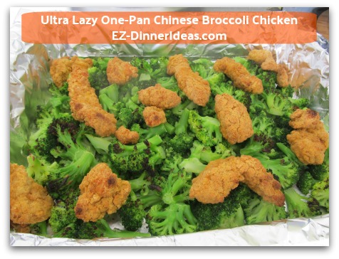 Ultra Lazy One-Pan Chinese Broccoli Chicken - Everything will be done in 40 minutes in the oven