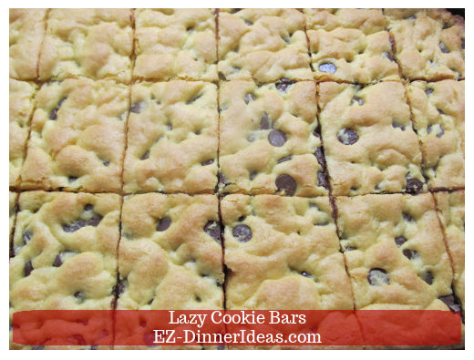 Cut-up cookie bars