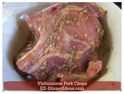Marinating pork chops Marinating pork chops