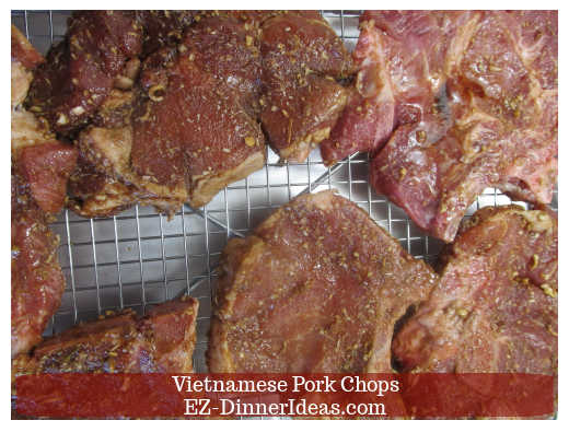 Pork chops on air fryer wire rack Pork chops on air fryer wire rack