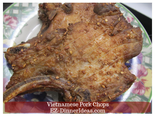 Air-fried Vietnamese pork chops Air-fried Vietnamese pork chops