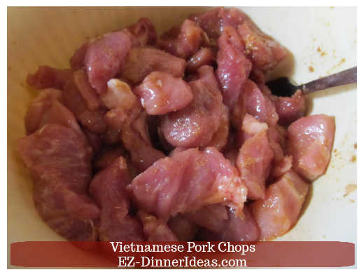Marinated meat with a little bit of oil Marinated meat with a little bit of oil
