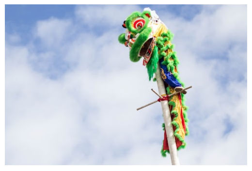 Chinese Lion Dance Performance