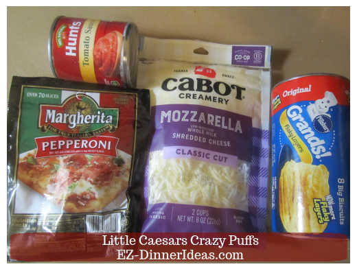 4 basic ingredients to make crazy puffs