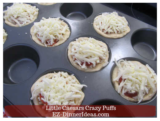 Crazy puffs going into the oven