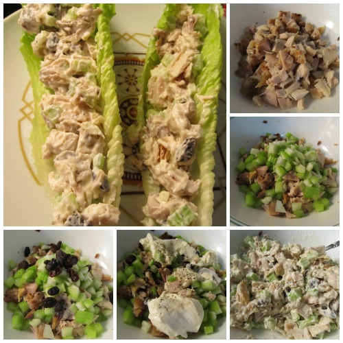 Low Carb Keto Chicken Salad Lettuce Boats should be on your meal prep list.  Great for grownups and kids to bring for lunch or any on-the-go meal.