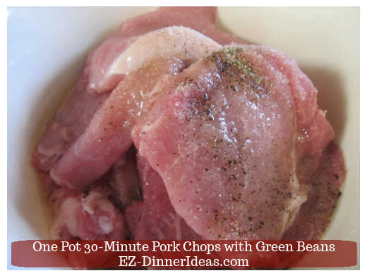 Seasoned pork chops Seasoned pork chops