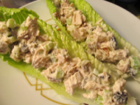 Low-Carb Recipes - Chicken Salad Lettuce Boats