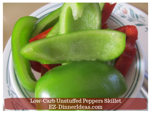Cut bell pepper