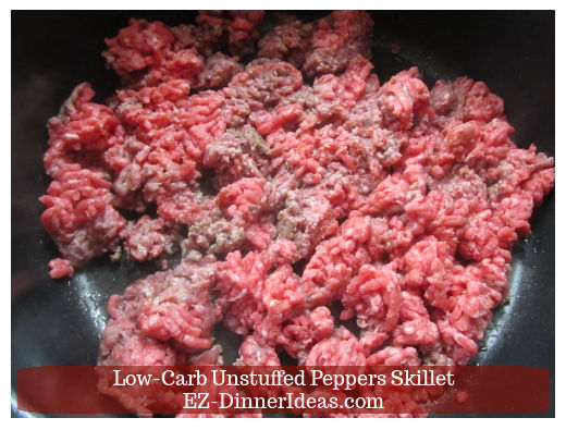 Cooking ground beef