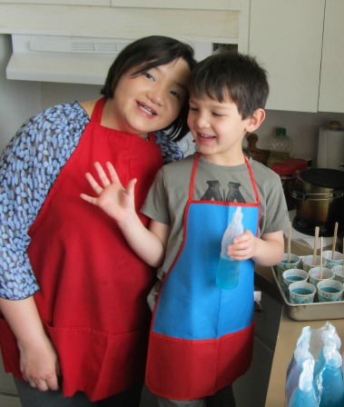 Making Popsicle with my little one Making Popsicle with my little one