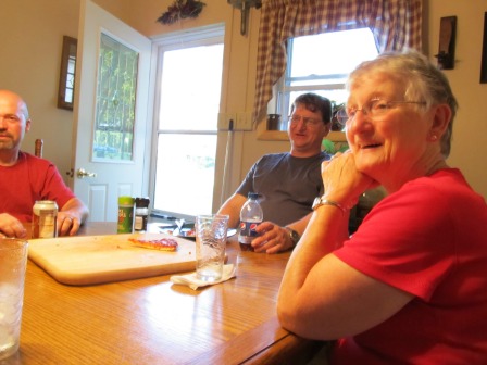 Dinner with our extended family once a week Dinner with our extended family once a week