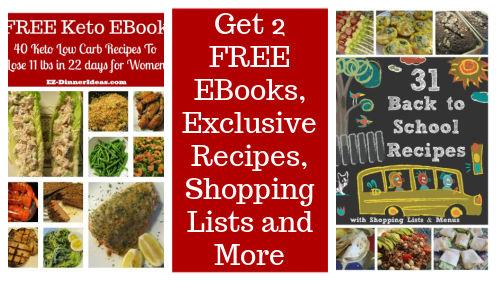 Newsletter Subscription - Get 2 FREE Ebooks, Exclusive Recipes, Shopping Lists and More