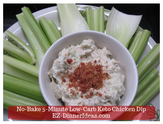 No-Bake 5-Minute Canned Chicken Dip Keto Style No-Bake 5-Minute Canned Chicken Dip Keto Style