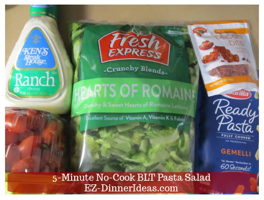 Use ranch dressing for pasta
