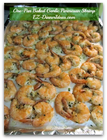 One-Pan Baked Garlic Parmesan Shrimp