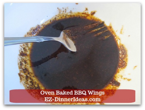 Oven Baked BBQ Wings - Whisk in extra virgin olive oil. Oven Baked BBQ Wings - Whisk in extra virgin olive oil.