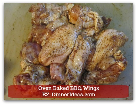 Oven Baked BBQ Wings - Toss to coat. Oven Baked BBQ Wings - Toss to coat.
