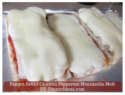 Cheese is all melted from the baking