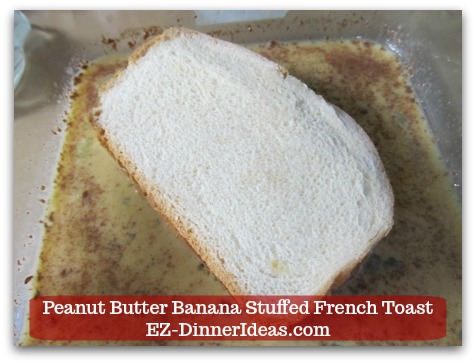 Banana French Toast Recipe | Peanut Butter Banana Stuffed French Toast - Dip sandwich into egg mixture. Banana French Toast Recipe | Peanut Butter Banana Stuffed French Toast - Dip sandwich into egg mixture.