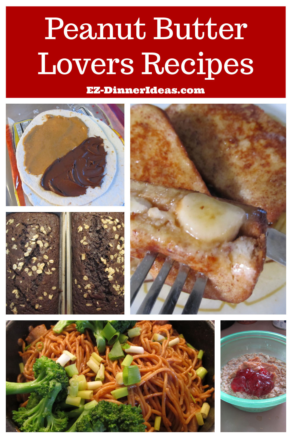 Peanut Butter Lovers Recipes | Falling More In Love with Peanut Butter