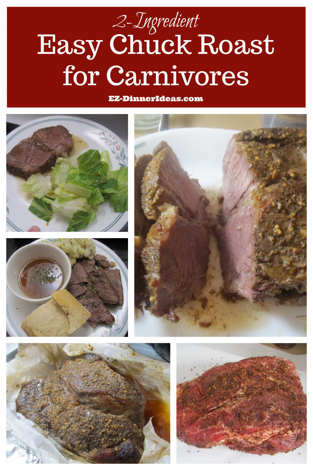 2-Ingredient Easy Chuck Roast Recipe for Carnivores