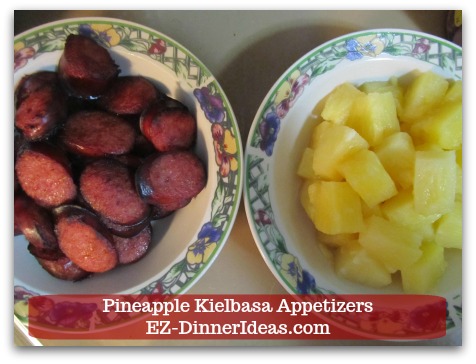 Kielbasa Appetizers | Pineapple Kielbasa - Let Kielbasa cool at room temperature before assembling everything together. Kielbasa Appetizers | Pineapple Kielbasa - Let Kielbasa cool at room temperature before assembling everything together.