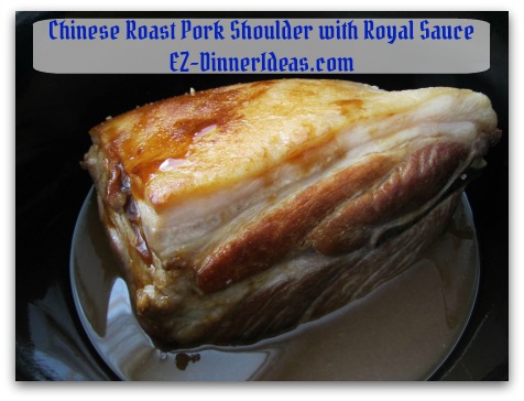 Crockpot Pork Roast Recipe - Transfer meat to slow cooker with royal sauce and cook for 6-8 hours