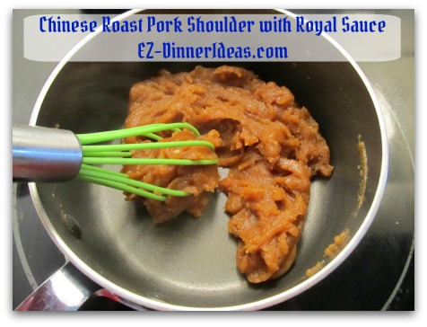 Crockpot Pork Roast Recipe - Using cooking liquid to make roux