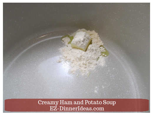 Combine butter and flour Combine butter and flour