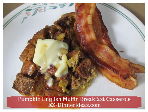 English muffins with bacon